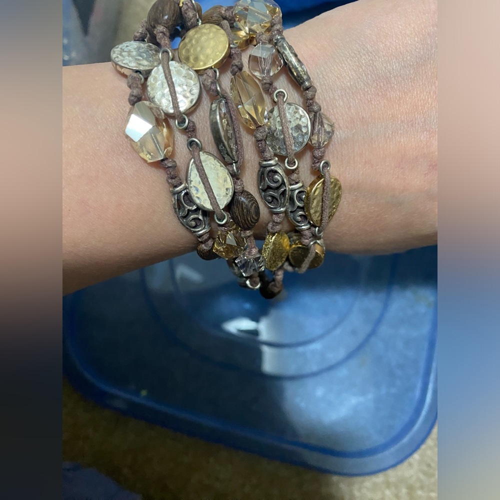 Brighton Multi-Tone Beaded Bracelet